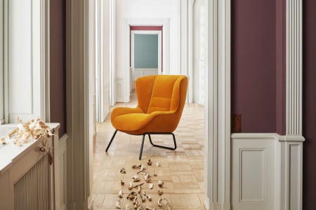 Tapicerowany fotel w nowoczesnym stylu Olive 1 Bolia