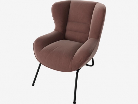Tapicerowany fotel w nowoczesnym stylu Olive 2 Bolia