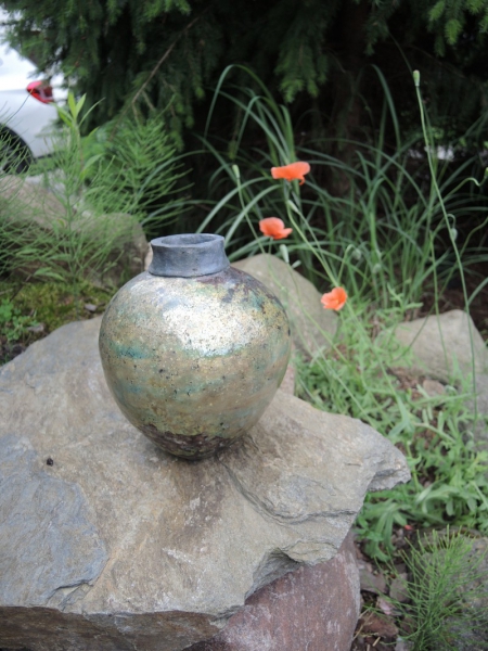 Dekoracyjny wazon ceramiczny Wabi Sabi rękodzieło