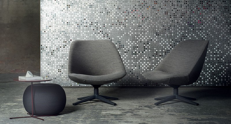 Fotele Adele Paola Lenti - Nowoczesne poczekalnie Fotele Adele Paola Lenti - Nowoczesne poczekalnie