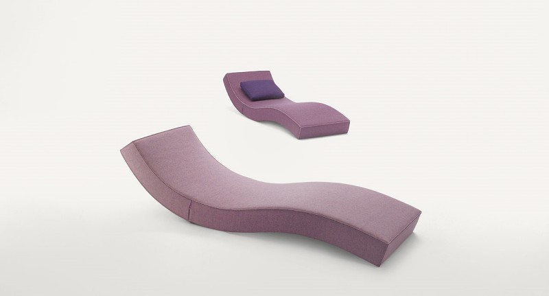 Szezlong Linea Paola Lenti - Nowoczesne poczekalnie Szezlong Linea Paola Lenti - Nowoczesne poczekalnie