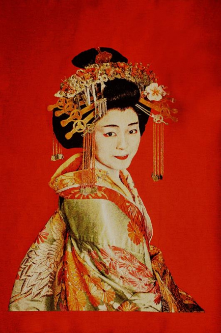 Gobelin Geisha terra Thomas Albrecht