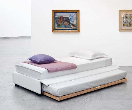 Łóżko tapicerowane Sommier Figi