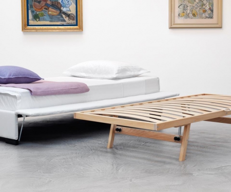 Łóżko tapicerowane Sommier Figi