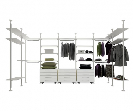 Minimalistyczny regał Web System Walk In Closet