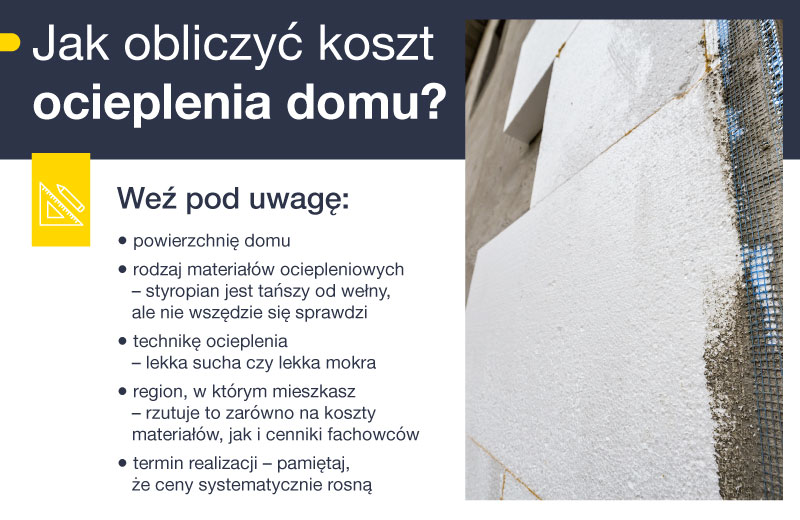 Jak obliczyć koszt ocieplenia domu?