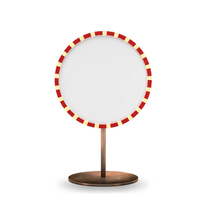 Paris mirror rosso table mirror