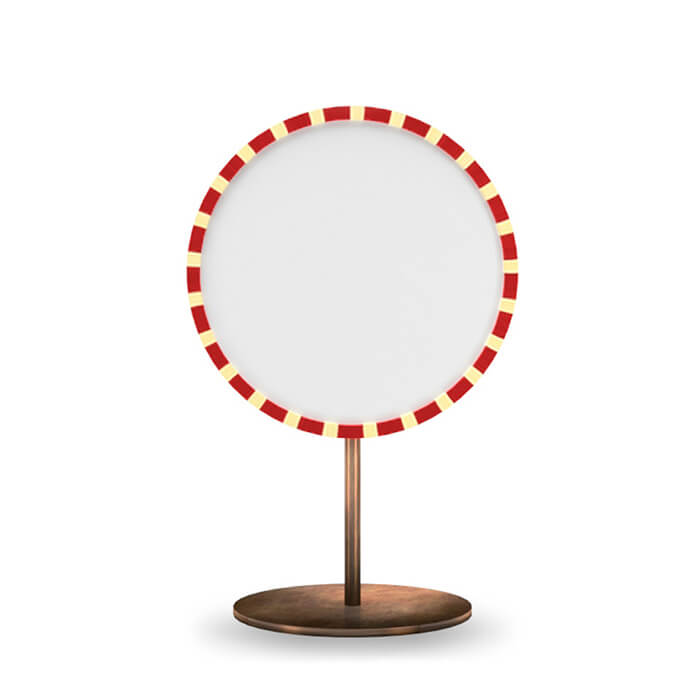 Paris mirror rosso table mirror